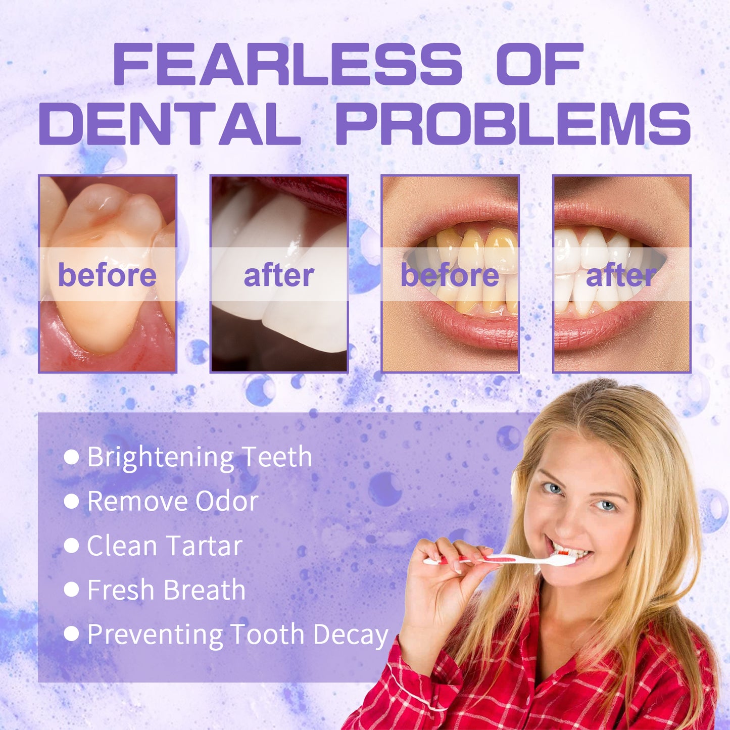 Jaysuing Purple Whitening Toothpaste